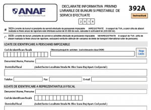 Declarația 392 A și 392 B (noutăți 2020) – Există Termen Limită De ...