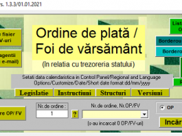 Ordin De PlatÄƒ Foi De VÄƒrsÄƒmant Op Fv 2014 Actualizare Aplicatie In 14 01 2014 Vers 1 2 4 Atentie Cabinetexpert Ro Blog Contabilitate